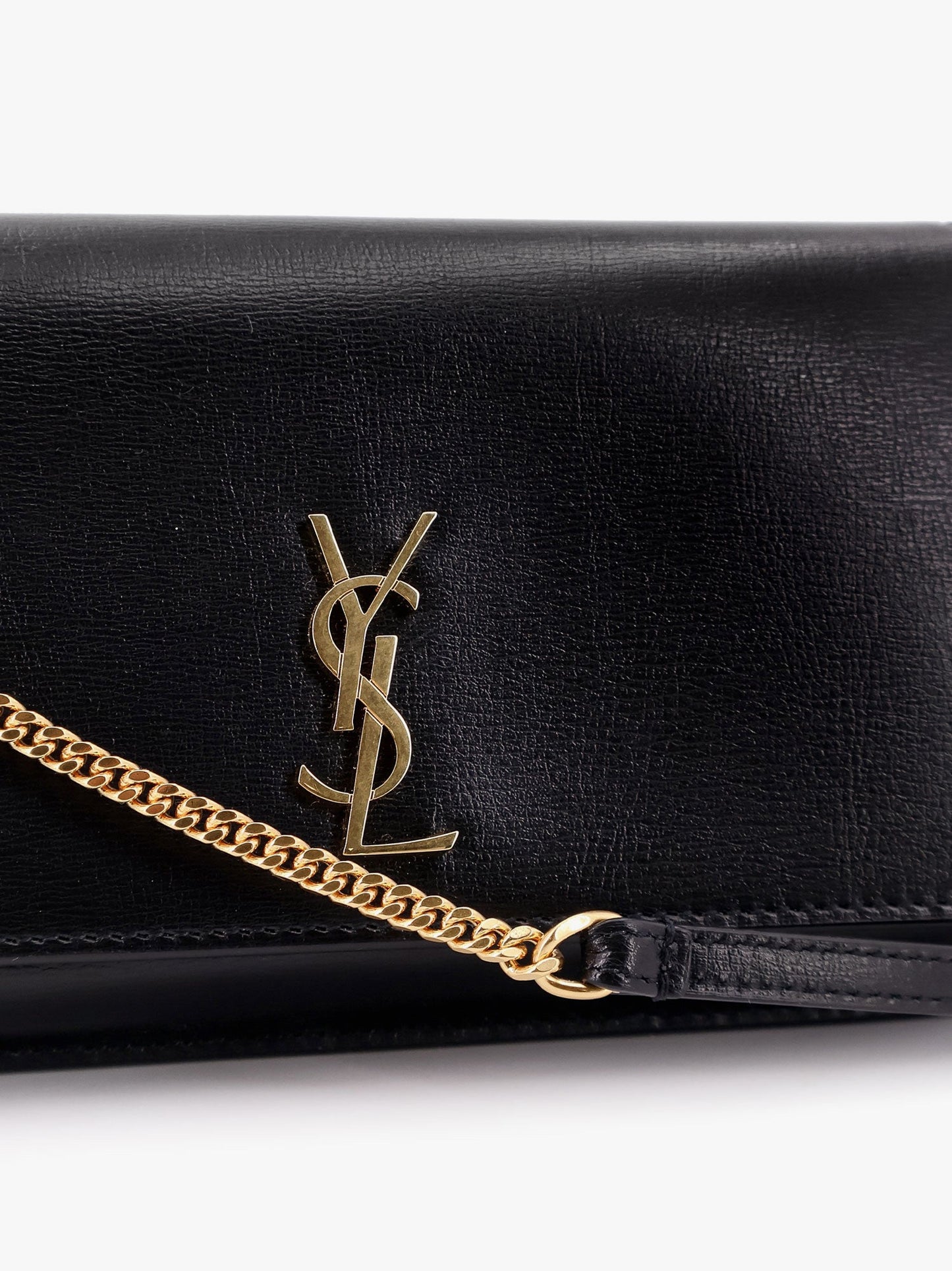 Saint Laurent Borsa A Tracolla In Pelle Con Monogramma Cassandre