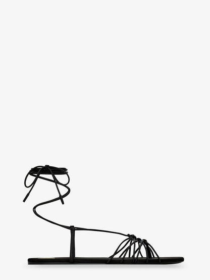 Saint Laurent Babylone Leather Sandals