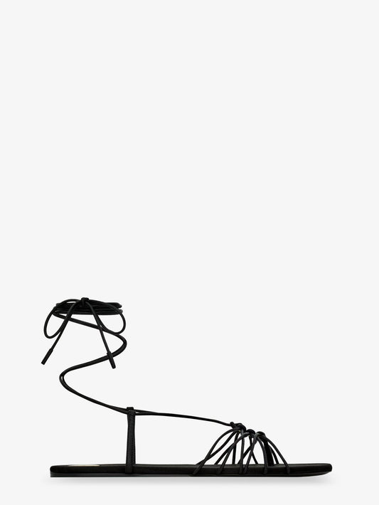 Saint Laurent Babylone Leather Sandals