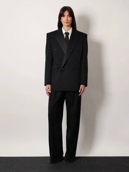 Saint Laurent Certified Cotton Shirt With Monogram Embroidery