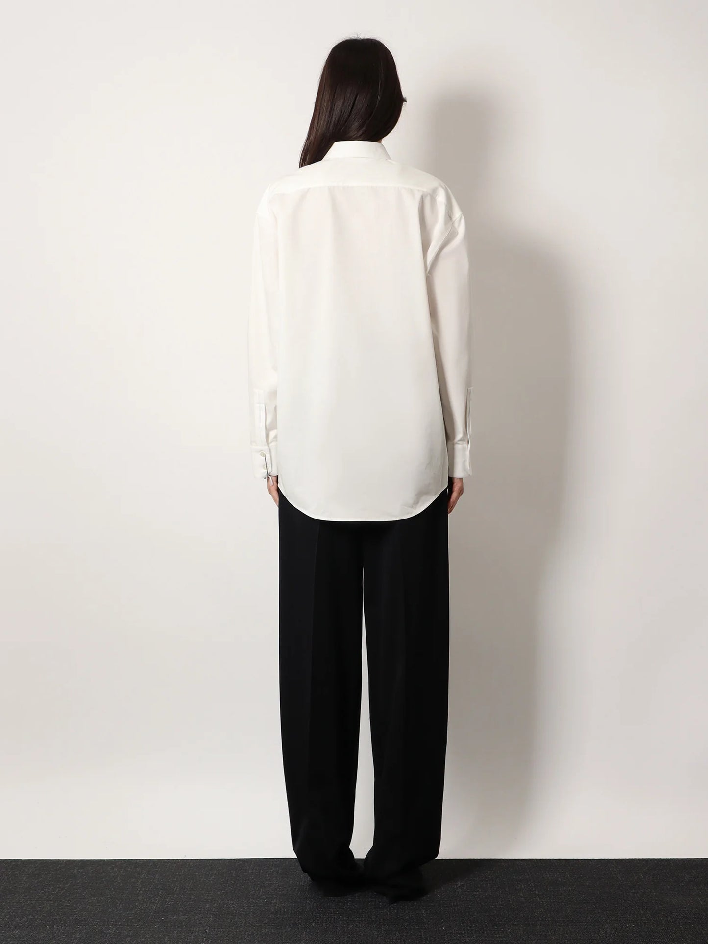 Saint Laurent Certified Cotton Shirt With Monogram Embroidery