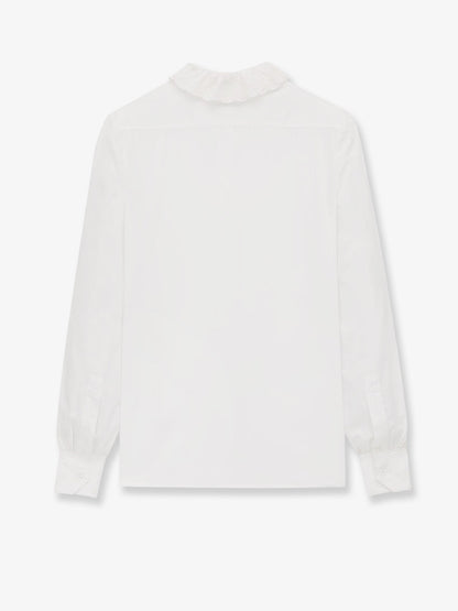 Saint Laurent Certified cotton shirt - Craie