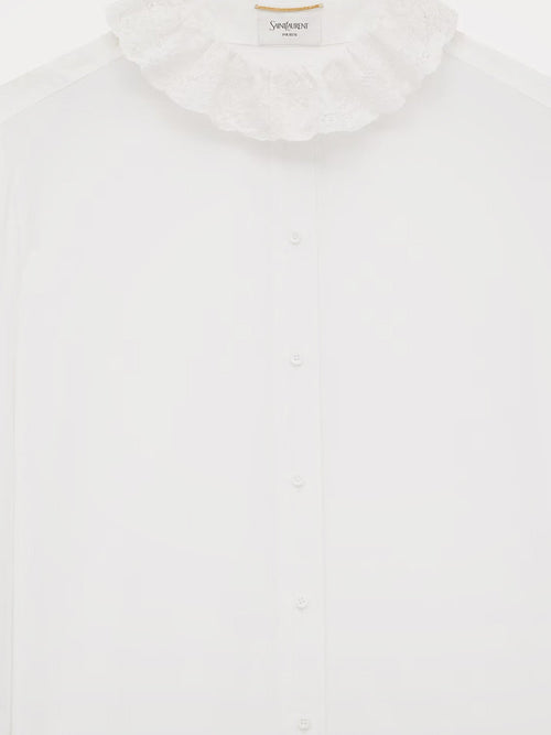 Saint Laurent Certified cotton shirt - Craie