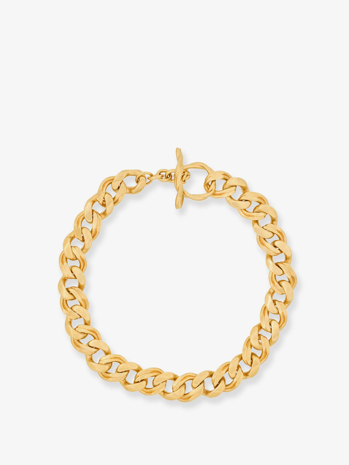 Saint Laurent Metal choker necklace - Or Laiton