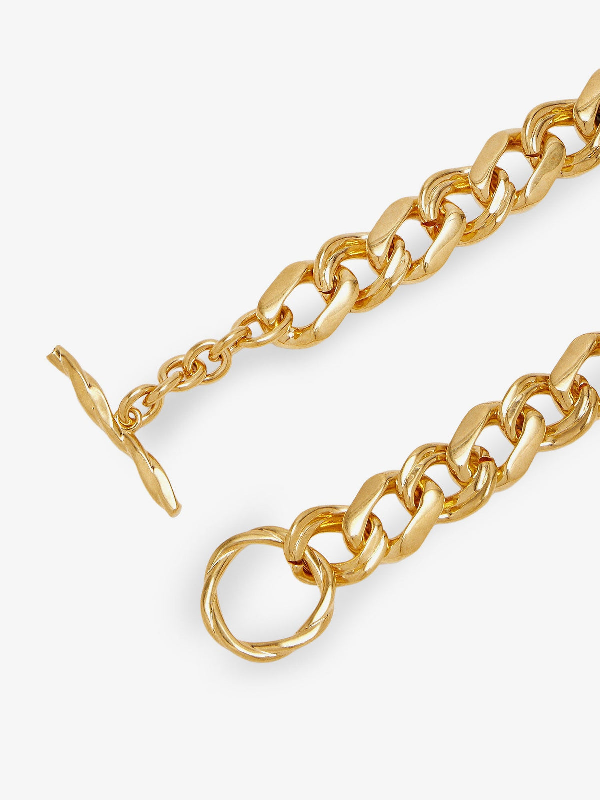 Saint Laurent Metal choker necklace - Or Laiton