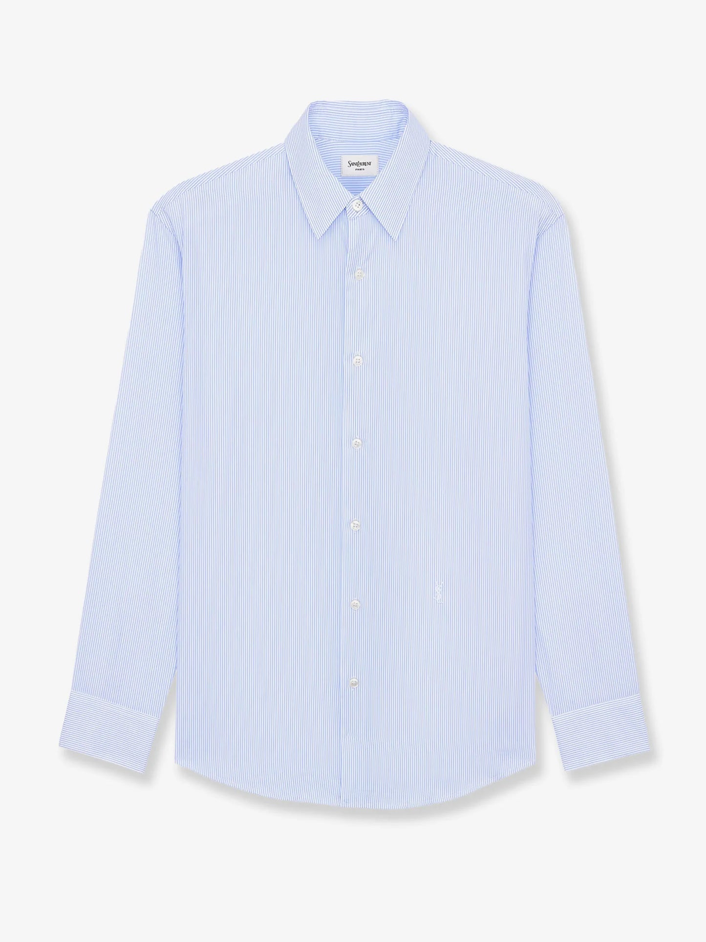 Saint Laurent Cassandre Stretch Cotton Shirt