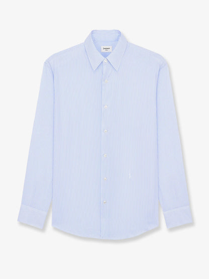 Saint Laurent Cassandre Stretch Cotton Shirt