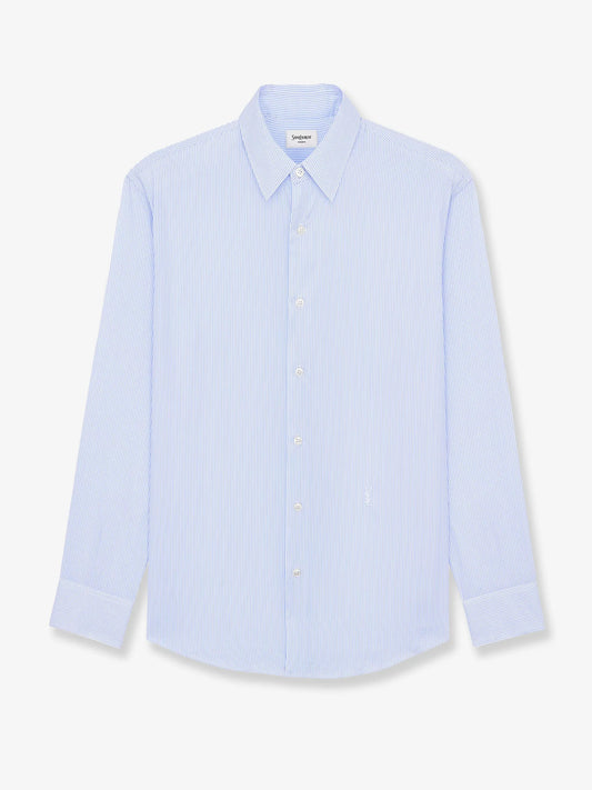 Saint Laurent Cassandre Stretch Cotton Shirt