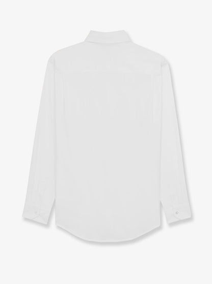Saint Laurent Cassandre stretch cotton shirt - Blanc