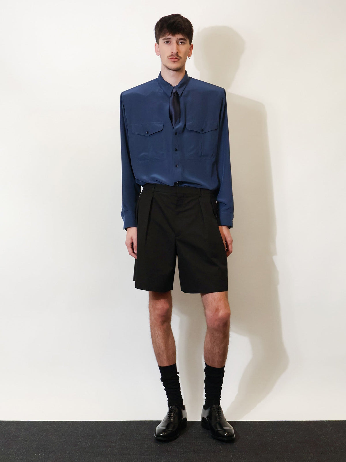 Saint Laurent Certified cotton shorts - Noir