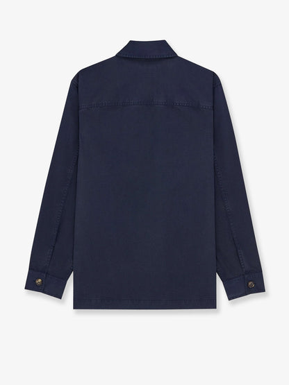 Saint Laurent Cassandre certified cotton Overshirt - French Navy