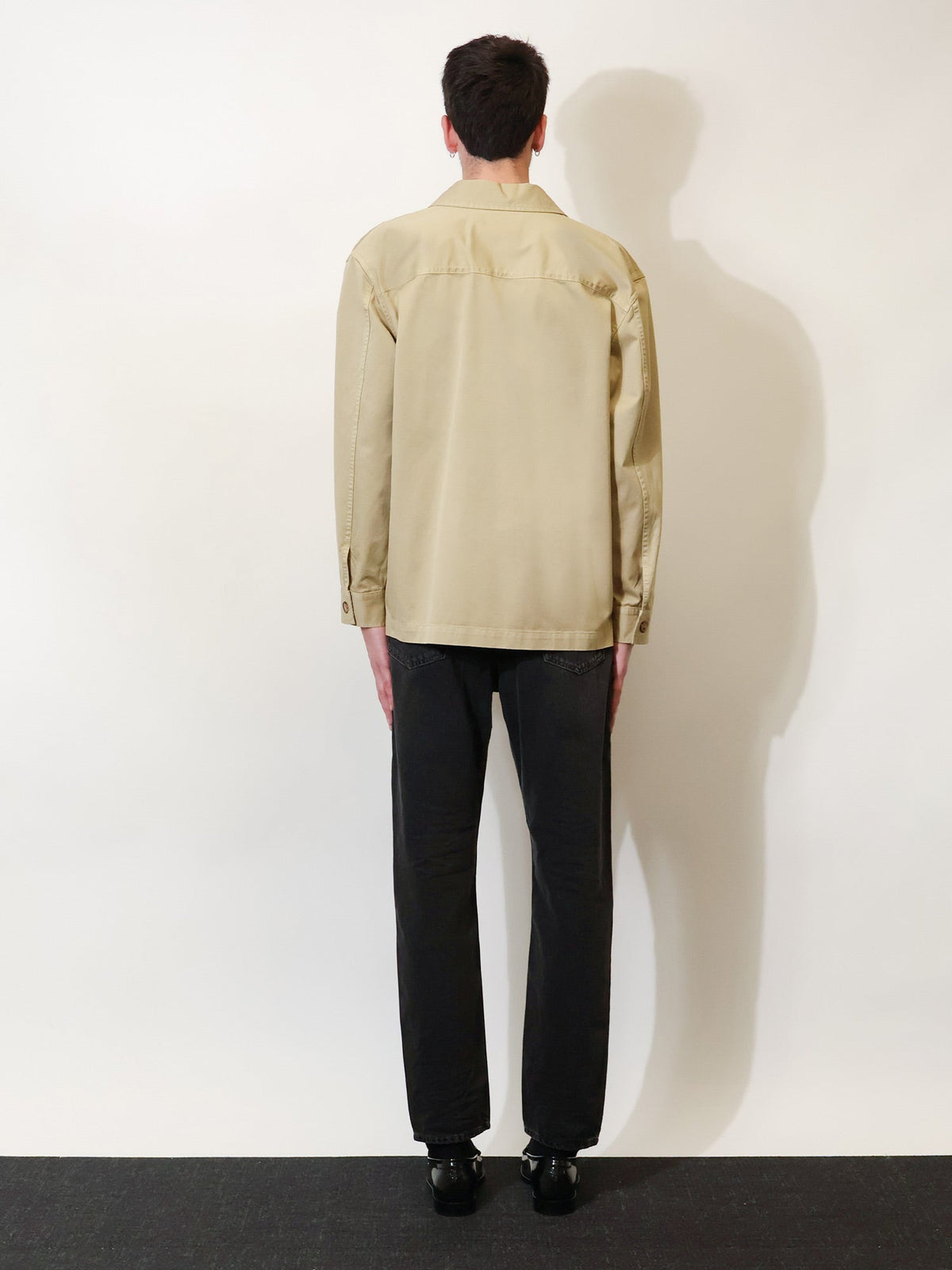 Saint Laurent Cassandre certified cotton Overshirt - Royal Beige