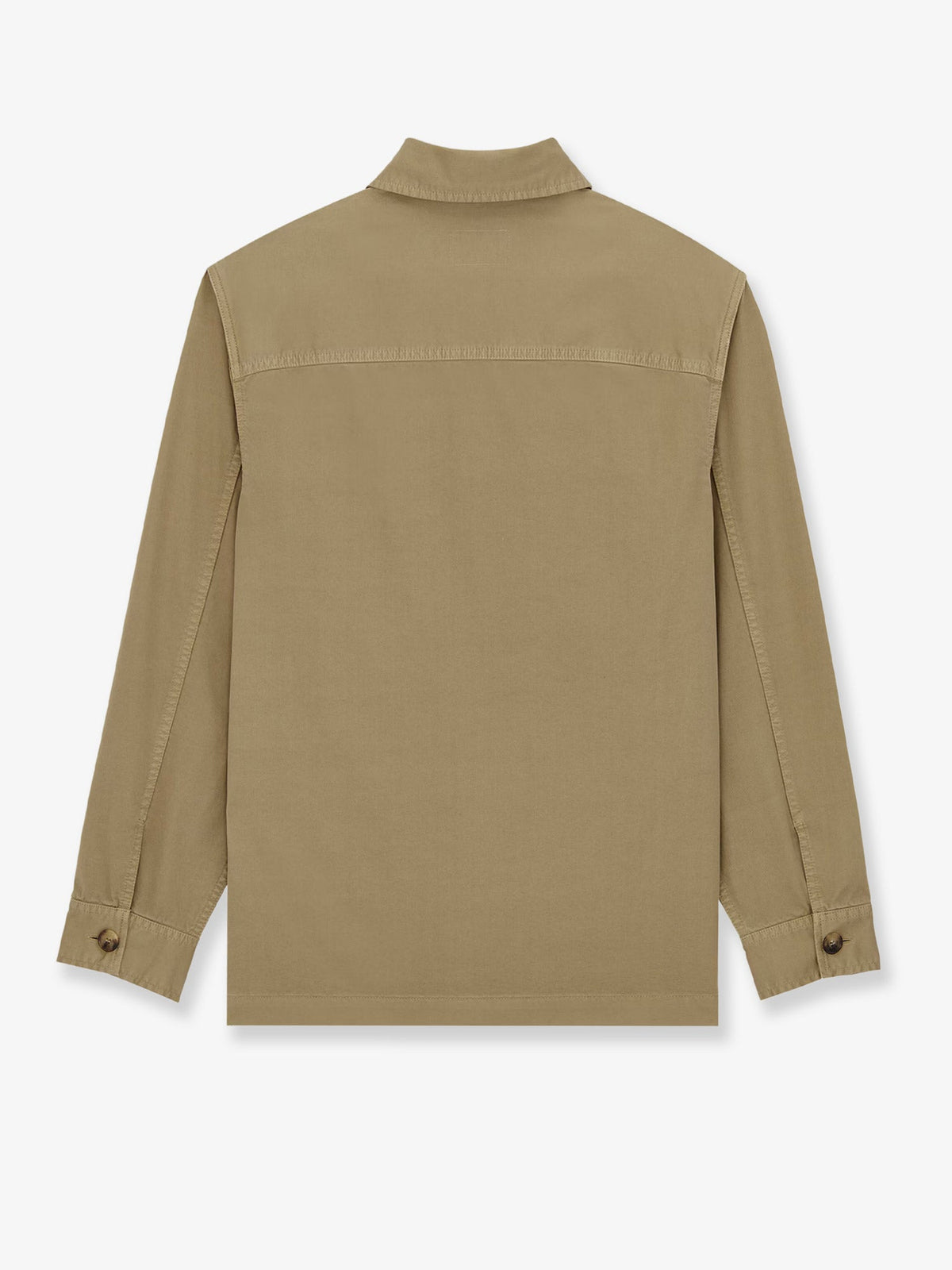 Saint Laurent Cassandre certified cotton Overshirt - Royal Beige