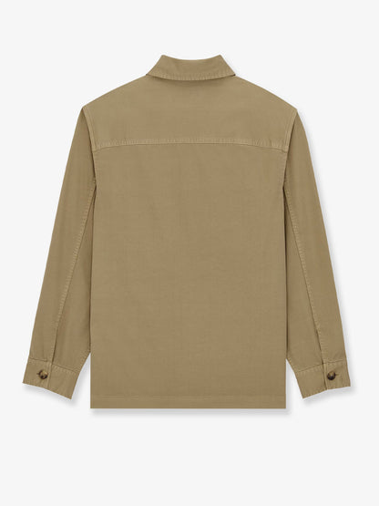 Saint Laurent Cassandre certified cotton Overshirt - Royal Beige
