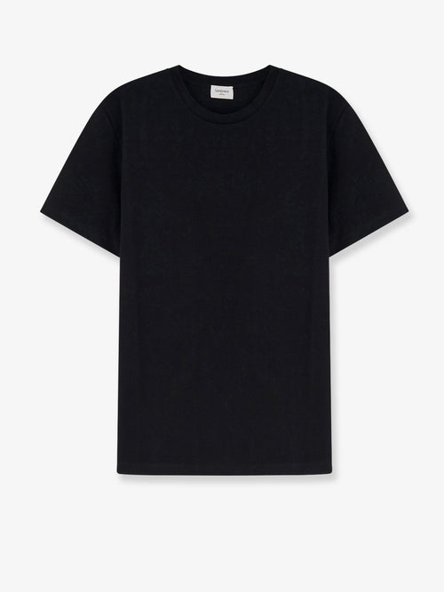 Saint Laurent Certified cotton t-shirt - Noir