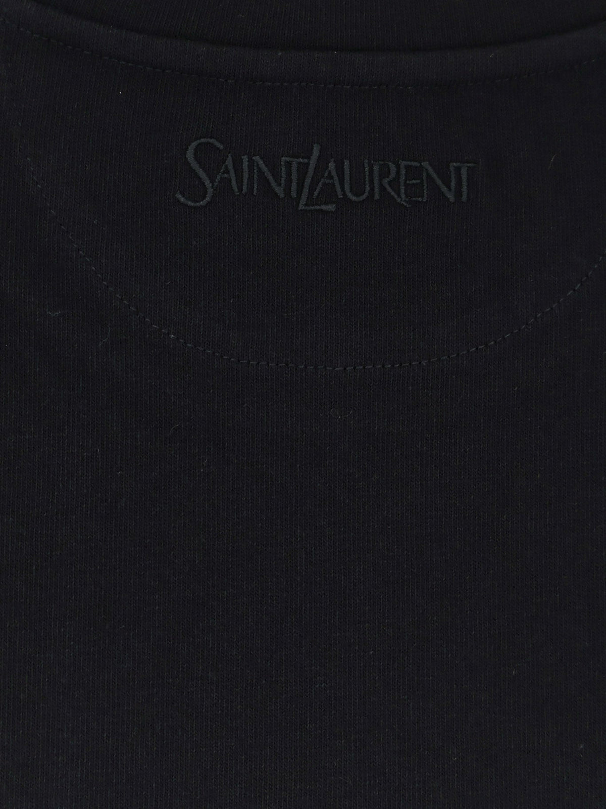 Saint Laurent Certified cotton t-shirt - Noir