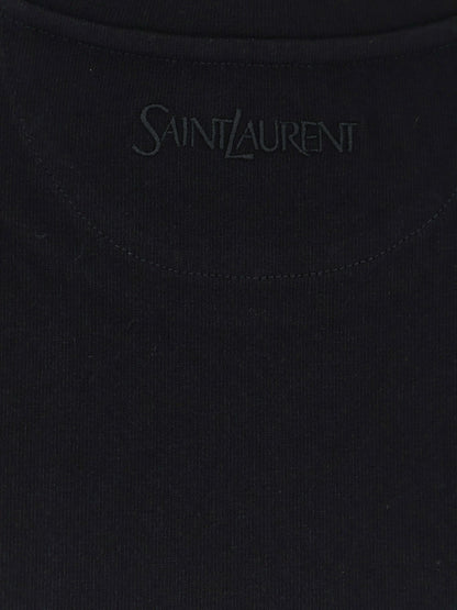 Saint Laurent Certified cotton t-shirt - Noir