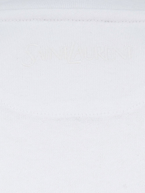 Saint Laurent Certified cotton t-shirt - Biancospino