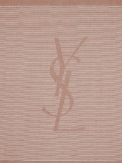 Saint Laurent Cassandre Cashmere And Silk Foulard