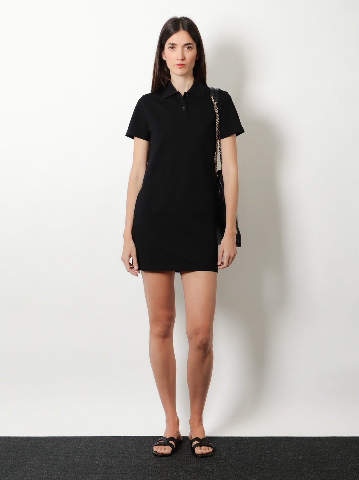 Saint Laurent Cotton short dress - Noir