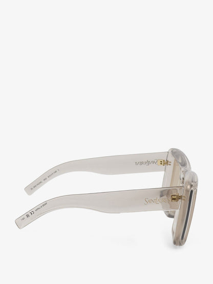 Saint Laurent Acetate sunglasses - Beige Beige Brown