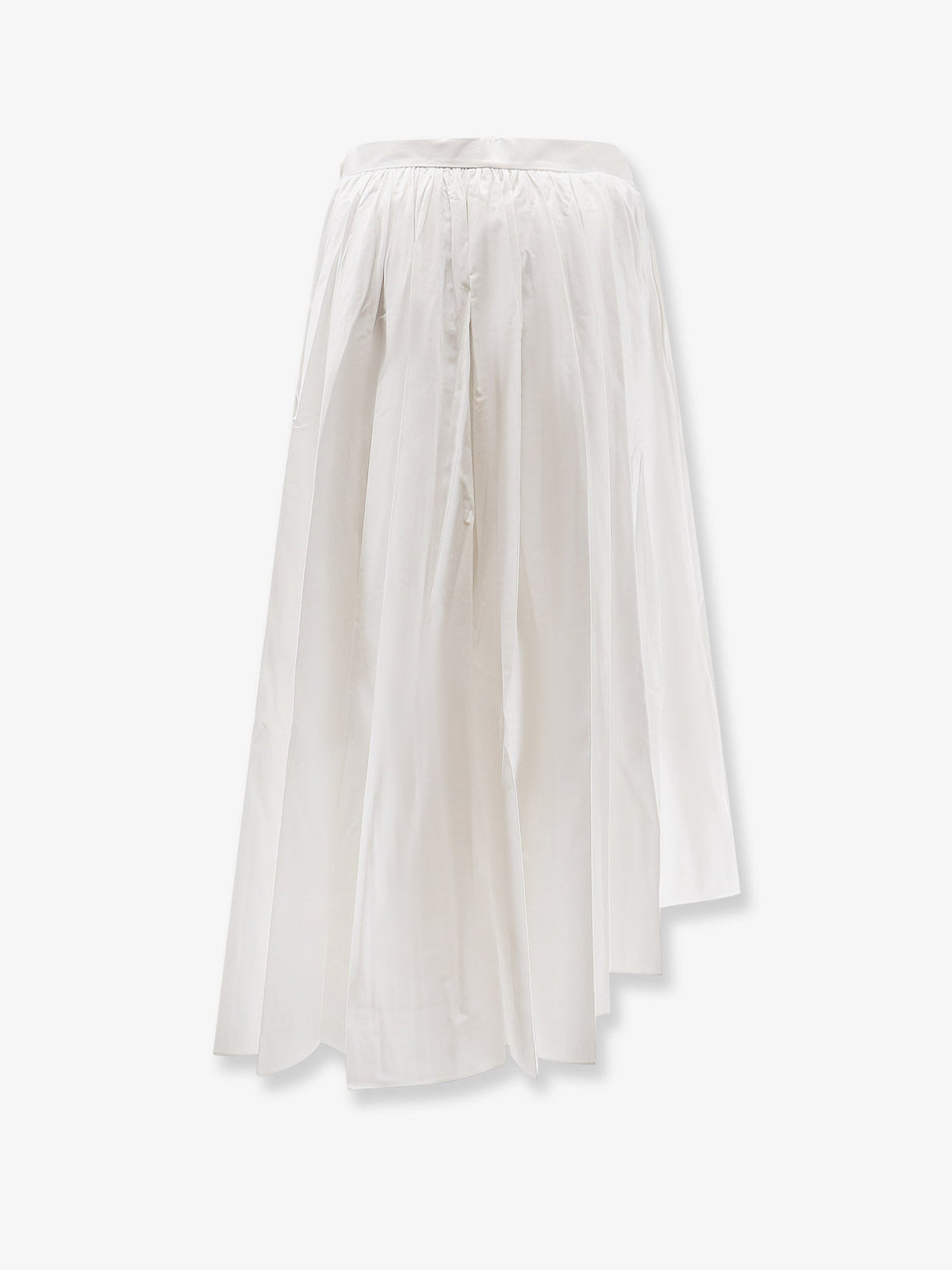 Self Portrait Asymmetrical cotton skirt - White