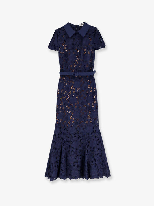 Self Portrait Lace Long Dress