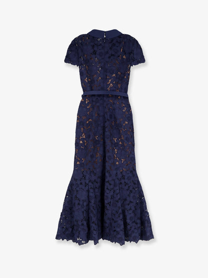 Self Portrait Lace Long Dress