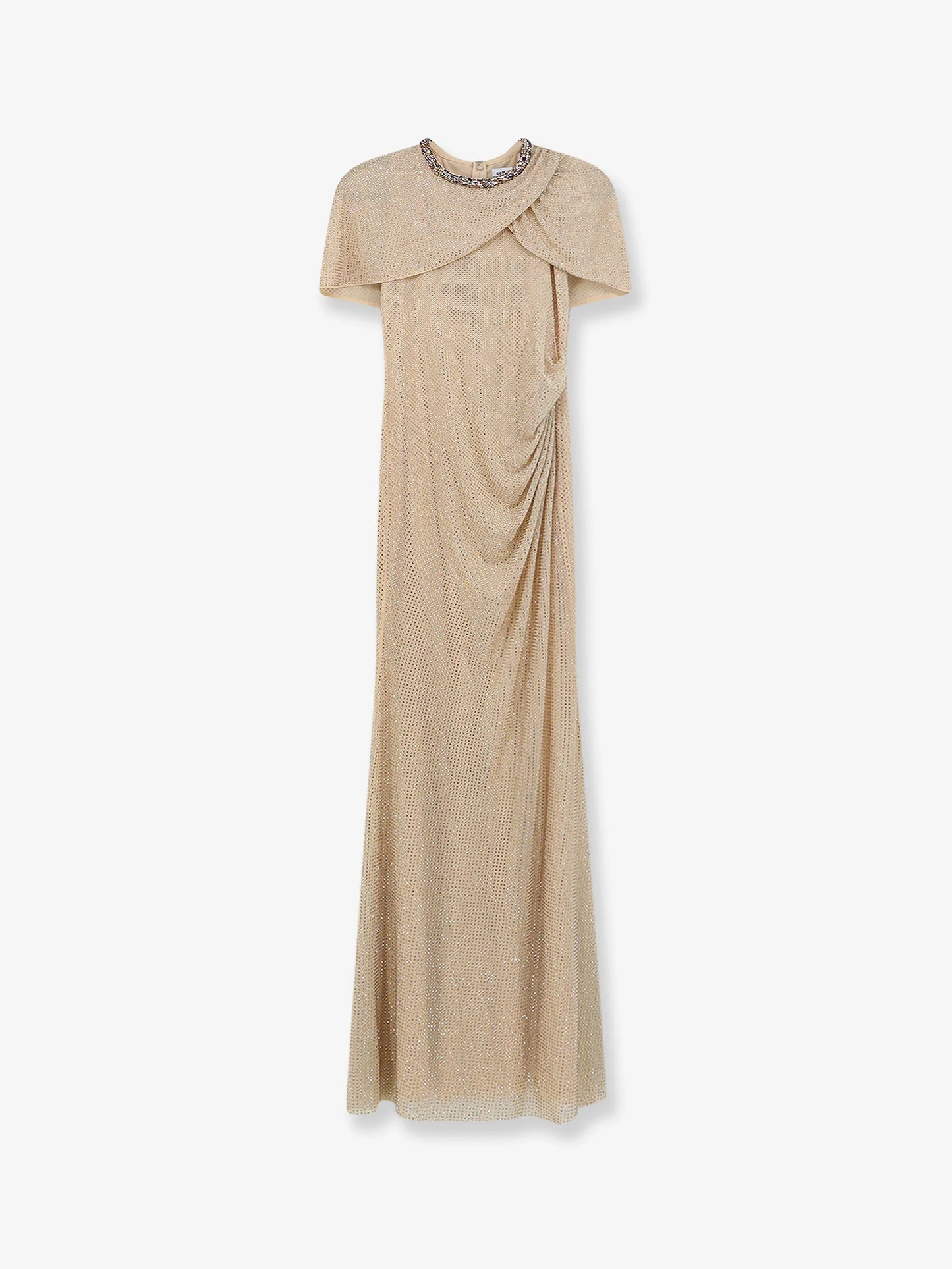 Self Portrait Maxi Dress With Rhinestones