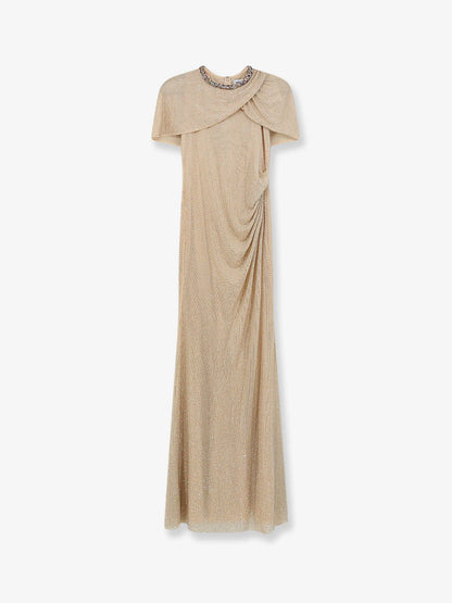 Self Portrait Maxi Dress With Rhinestones