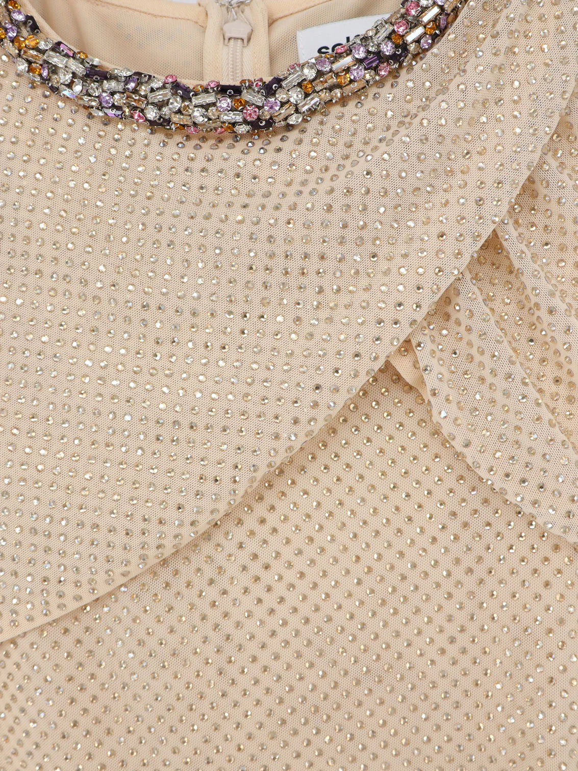 Self Portrait Maxi Dress With Rhinestones