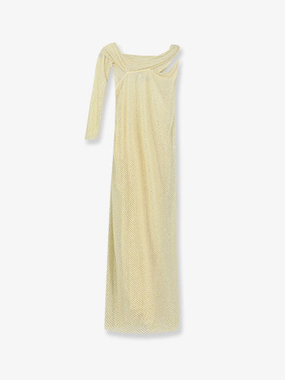 Self Portrait Midi Dress With Rhinestones