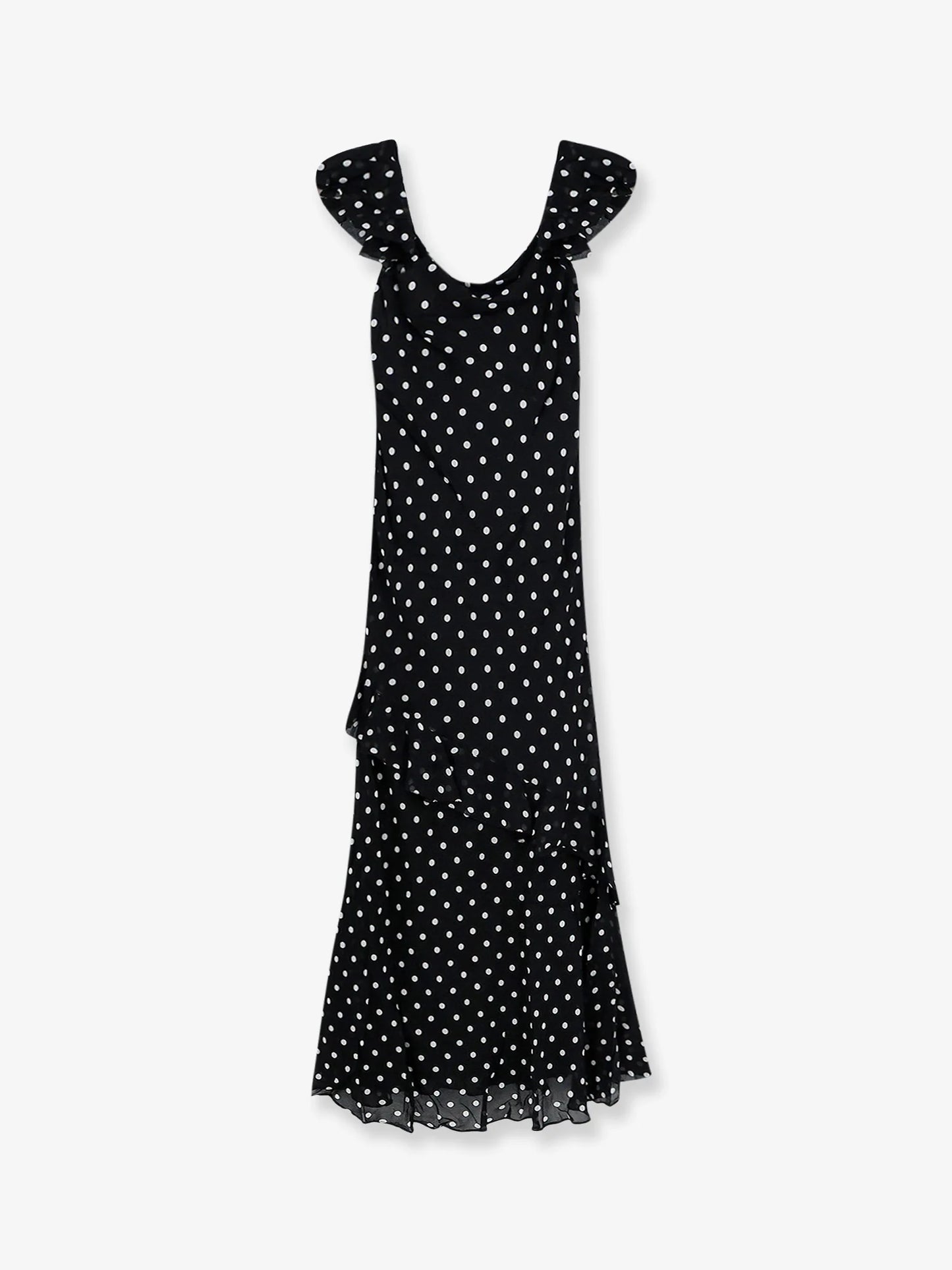 Self Portrait Polka Dots Viscose Dress