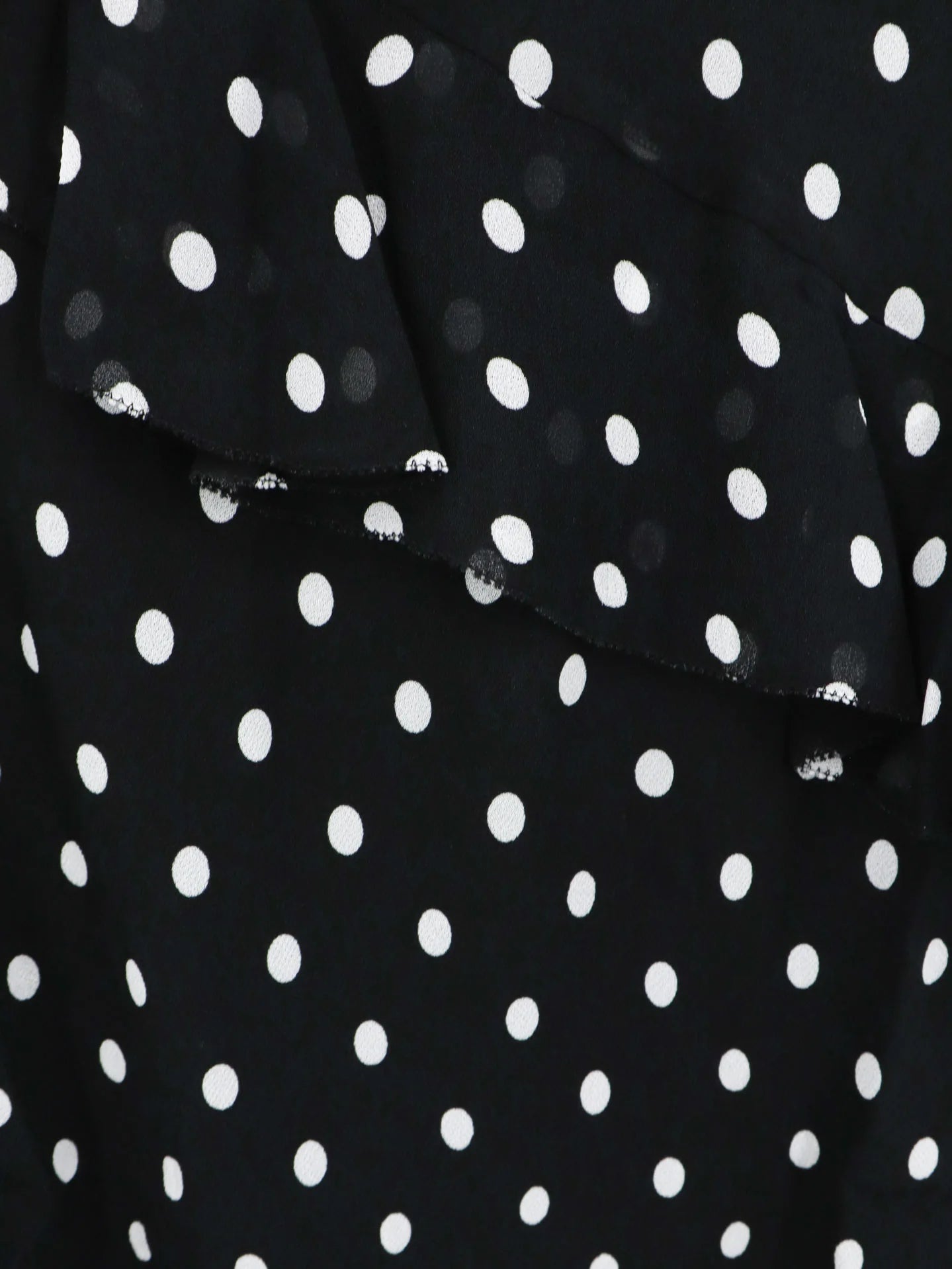 Self Portrait Polka Dots Viscose Dress