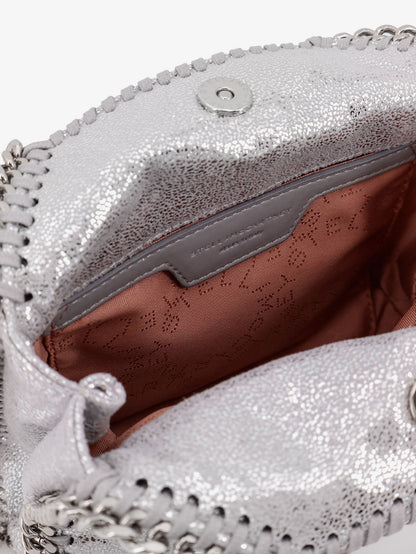 Stella Mccartney Falabella Tiny Shiny Shaggy Deer Crossbody Bag