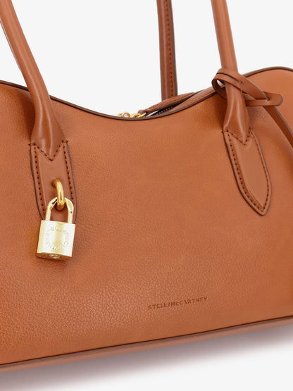 Stella Mccartney Stella Ryder Medium vegan leather shoulder bag - Brandy