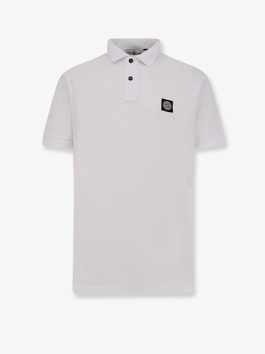 Stone Island Stretch Organic Cotton Polo Shirt