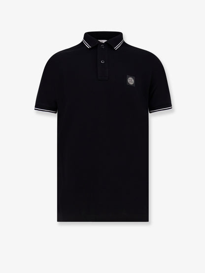 Stone Island Stretch Organic Cotton Polo Shirt