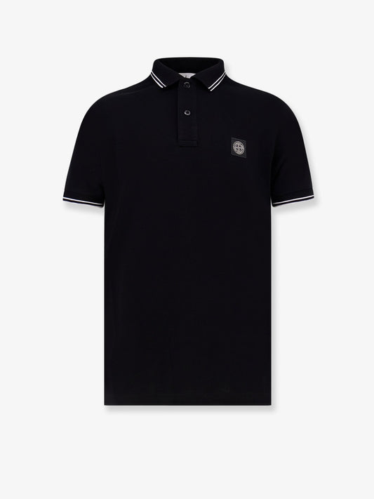 Stone Island Stretch Organic Cotton Polo Shirt