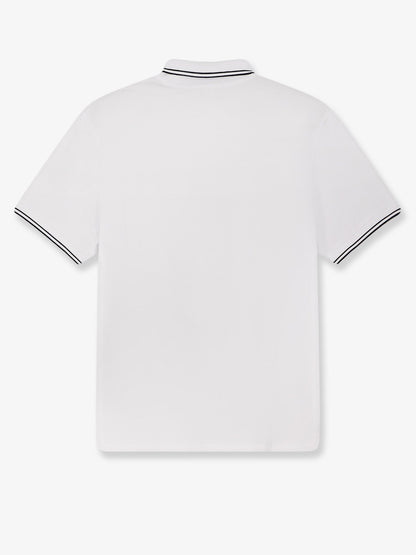 Stone Island Stretch organic cotton polo shirt - White