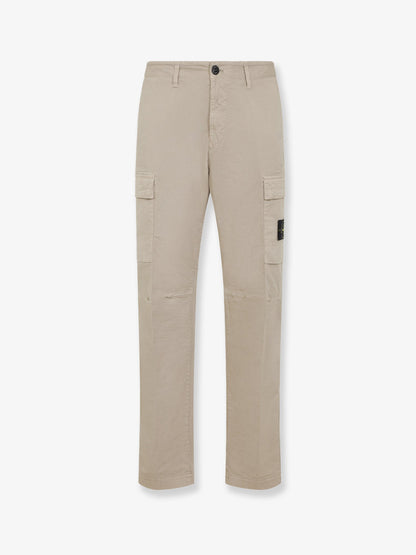 Stone Island Organic cotton trousers - Desert
