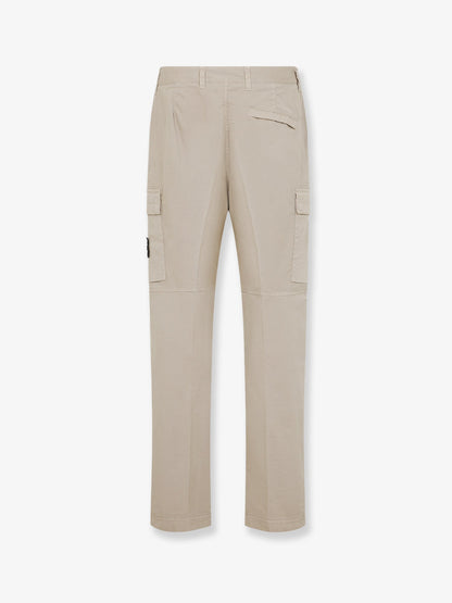 Stone Island Organic cotton trousers - Desert