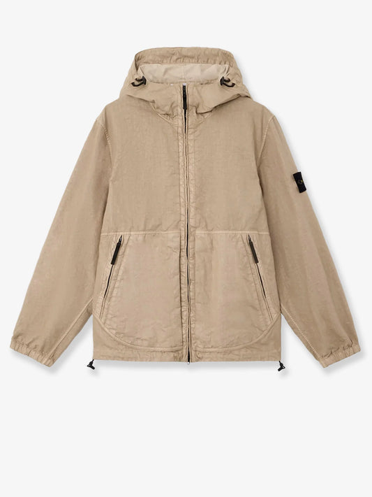 Stone Island Organic Look Nylon Panama Tc Jacket
