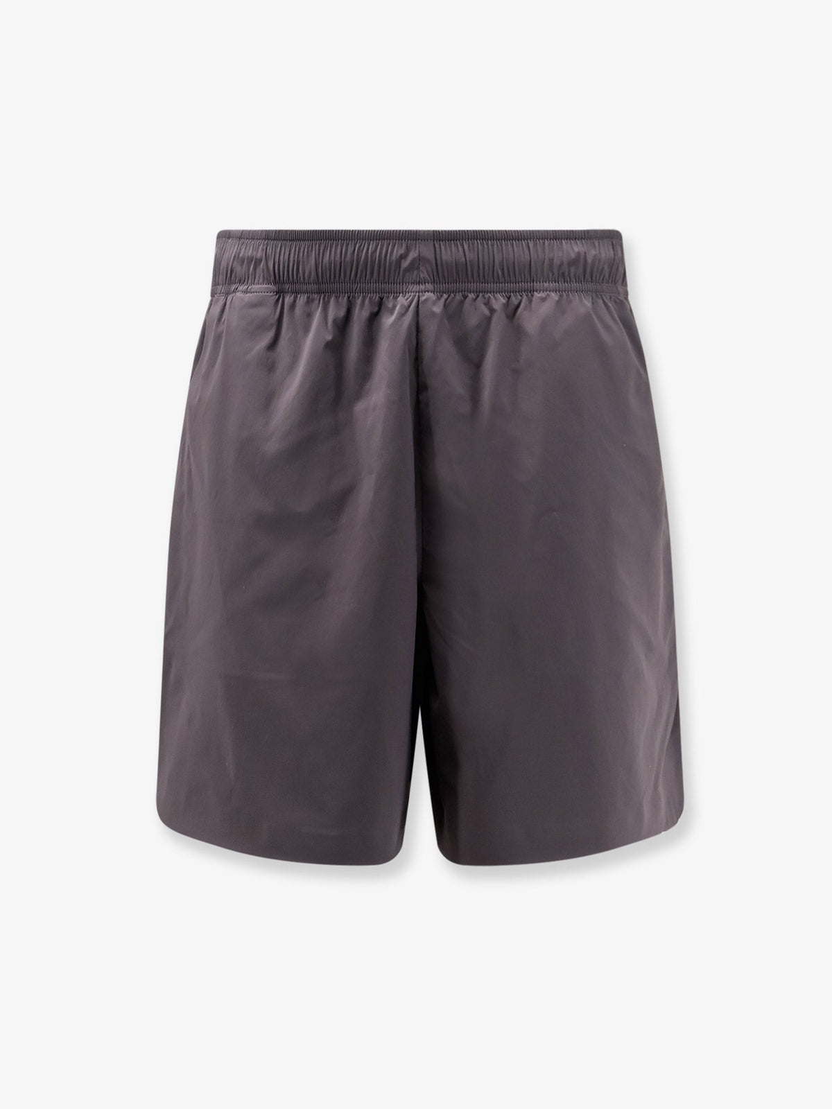 Stone Island Nylon Bermuda shorts with embroidered logo on the back - Charcoal