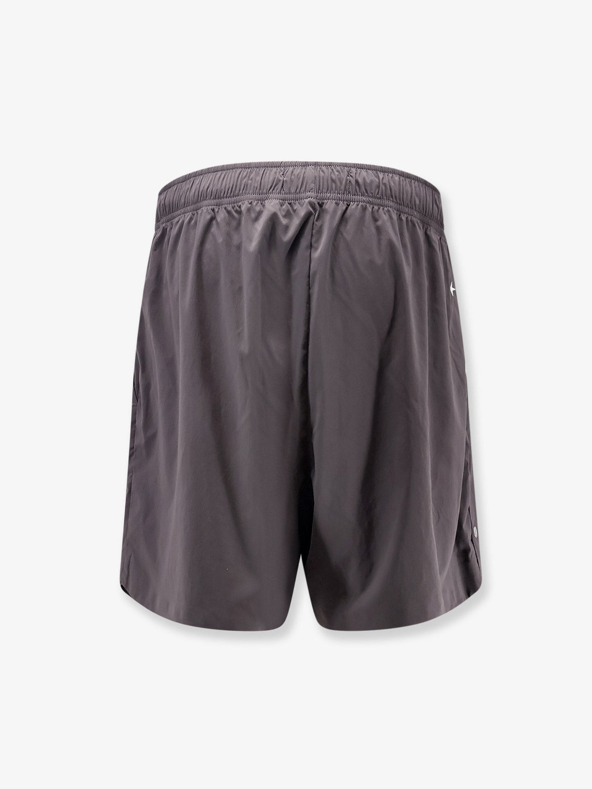 Stone Island Nylon Bermuda shorts with embroidered logo on the back - Charcoal