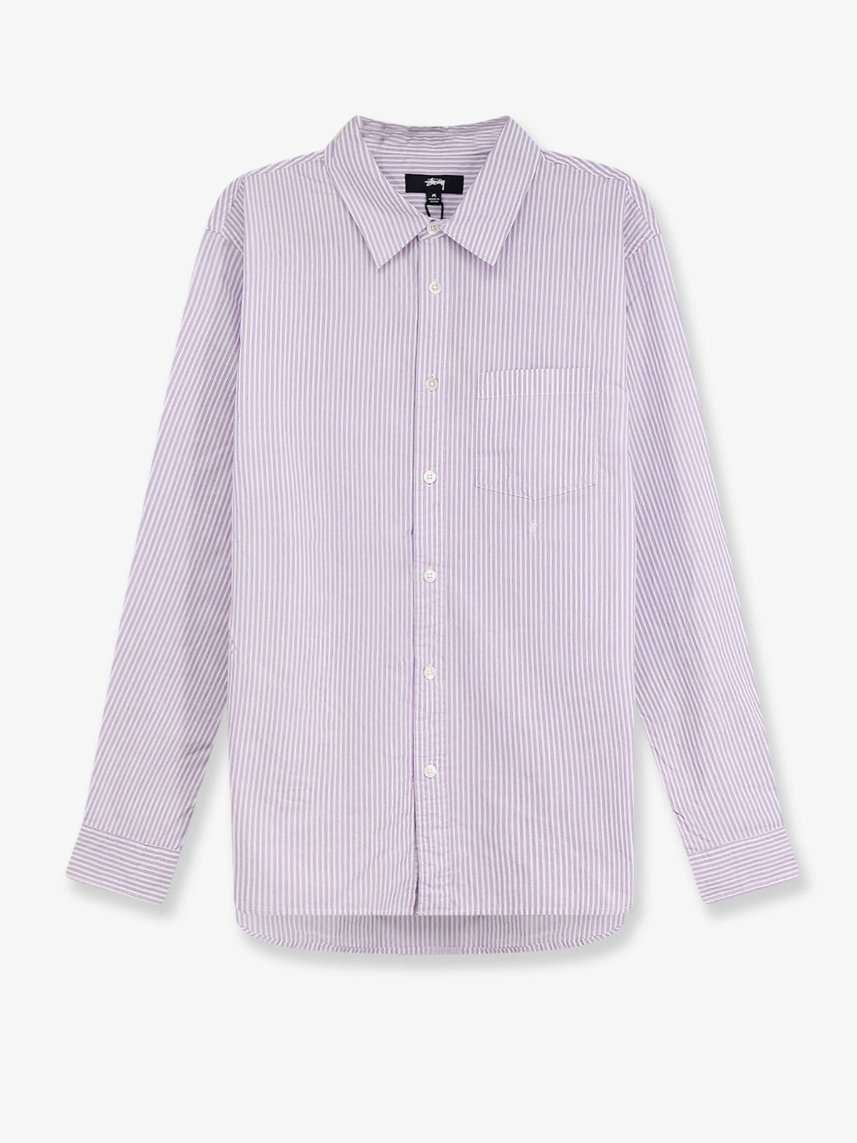 Stüssy Standard striped cotton shirt - Purplestripe