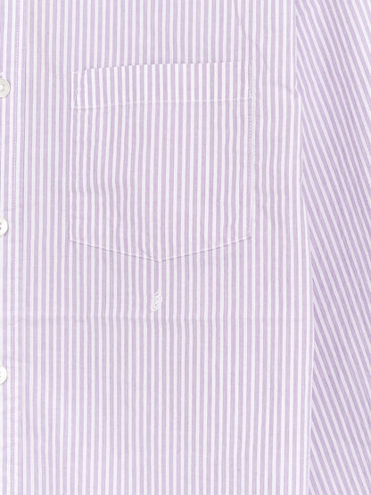 Stüssy Standard striped cotton shirt - Purplestripe