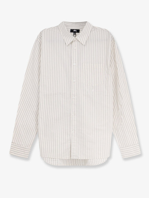 Stüssy Standard striped cotton shirt - Naturalstripe