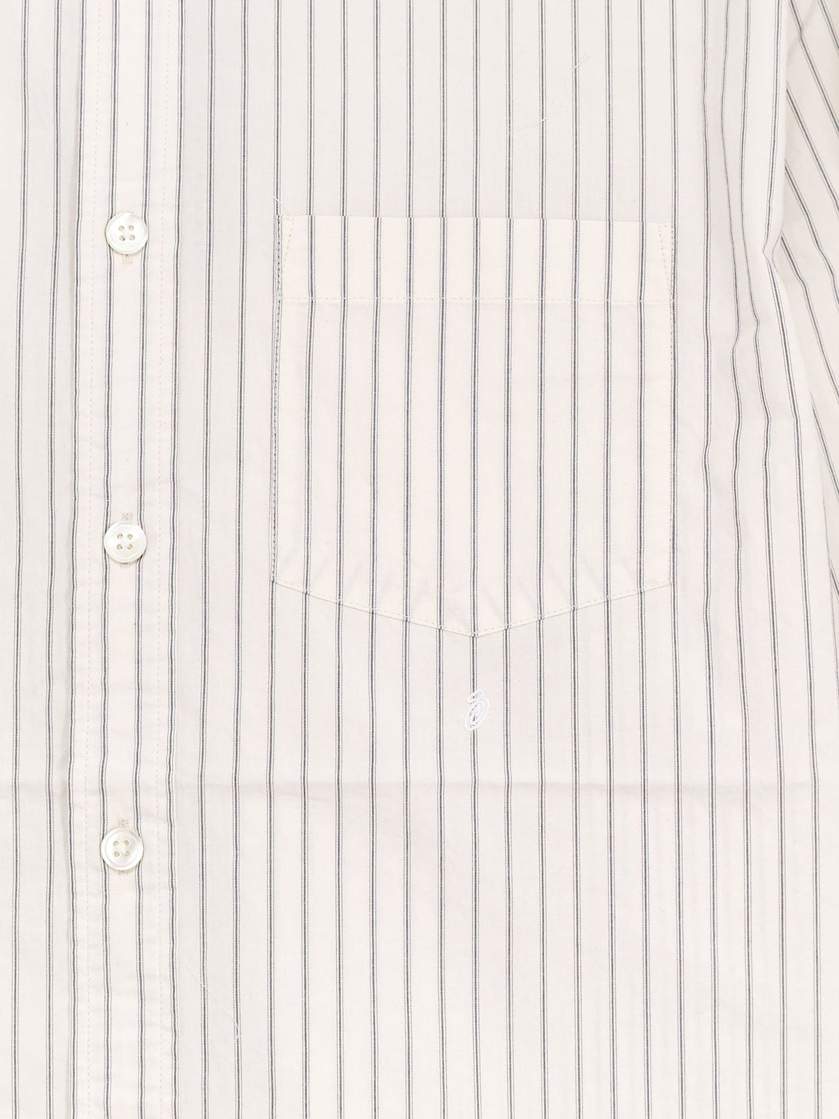 Stüssy Standard striped cotton shirt - Naturalstripe