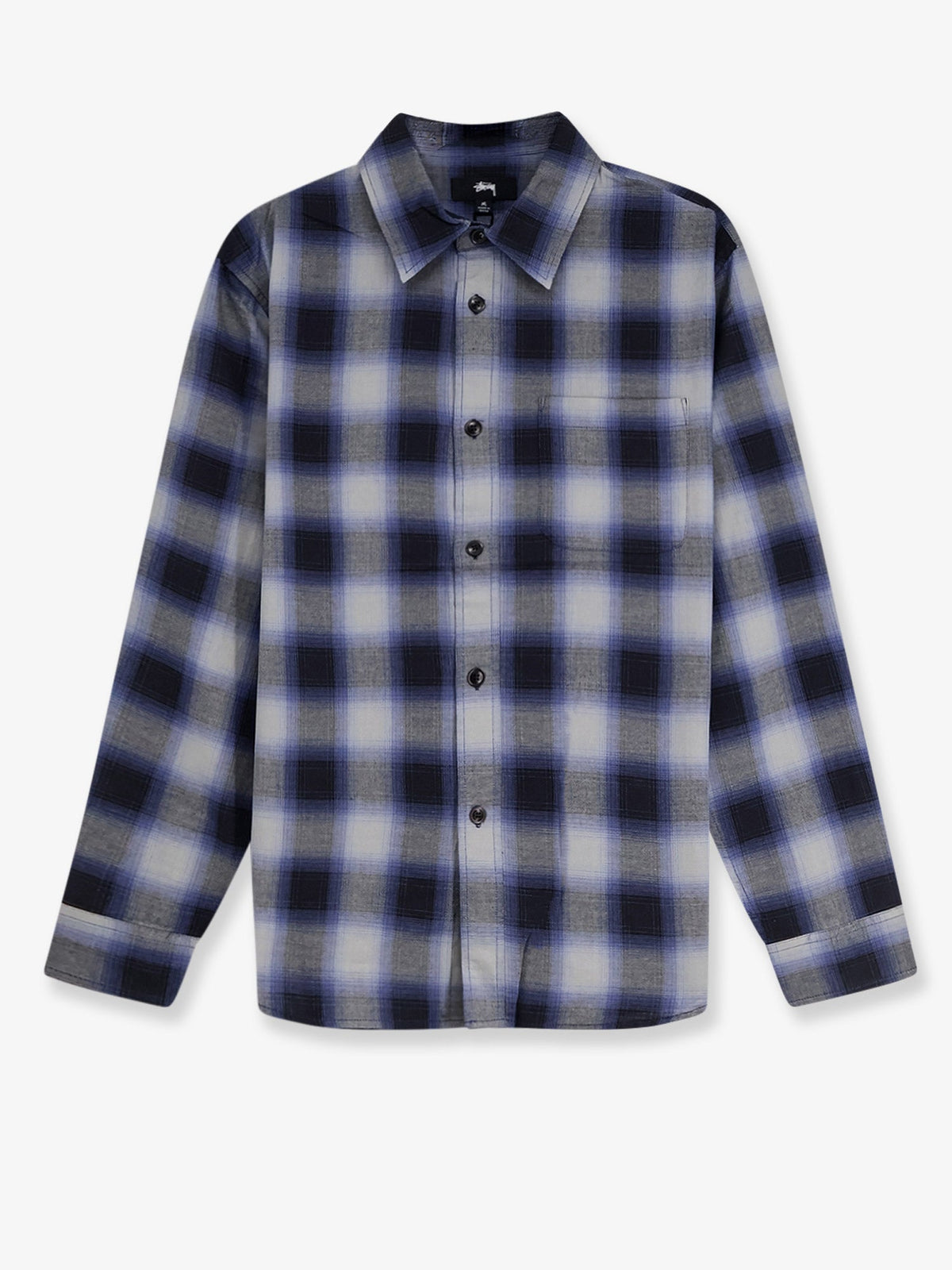 Stüssy Beach Ombre Plaid madras cotton shirt - Black